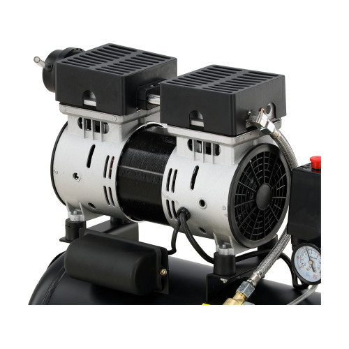 Компрессор безмасляный YATO 230 В, 750 W, 8 bar, 140 л/мин, ресивер 24 л YT-23342