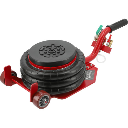 Домкрат пневматический подкатной с корткой ручкой 4 т подъем 150-400мм YATO YT-17228