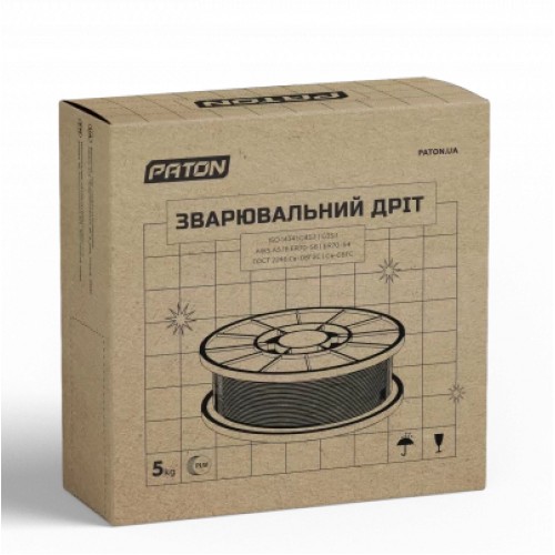 Сварочная проволока PATON ER70S-6 (Св-08Г2С), 0.8 мм, 5 кг