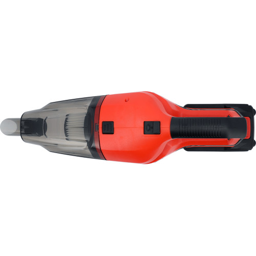 Пылесос аккумуляторный YATO 18 В Li-Ion 4 Ач, 150 Вт, HEPA, 2 удлинителя и насадки YT-85682