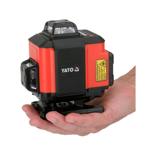 Рівень лазерний на 4-площини зелен пром YATO діап.- 30 м, живл.- 2 Li-Ion акумул 3.7 V з обладнанням