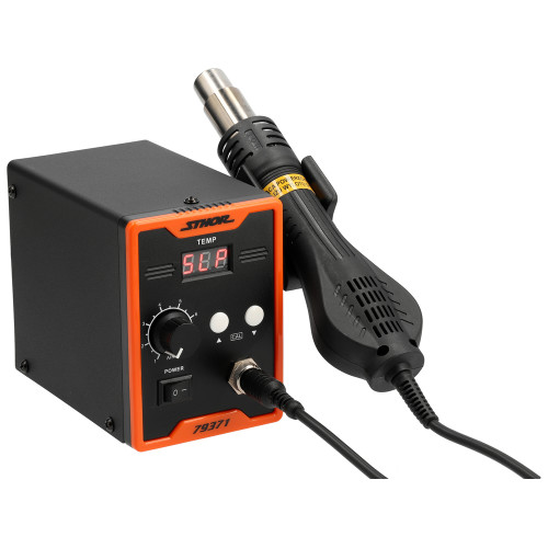 Паяльная станция цифровая с горячим воздухом STHOR 79371, 750 Вт, 100-500°C