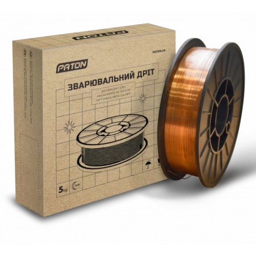 Сварочная проволока PATON ER70S-6 (Св-08Г2С), 0.8 мм, 5 кг
