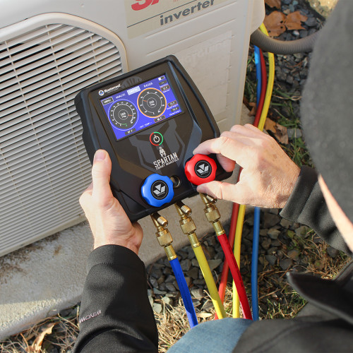 Цифровой 2-вентильный коллектор с Bluetooth MASTERCOOL MC-99926-BT2 SPARTAN