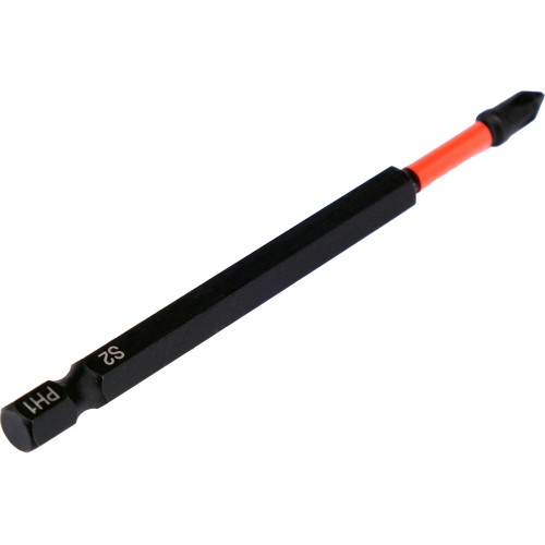Бита ударная YATO PH1 × 100 мм, шестигранный хвостовик 1/4" YT-78060
