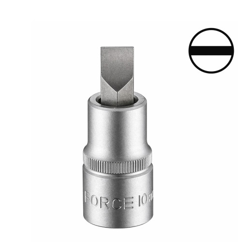 Головка-біта шліцева (SL) 9 мм, привід 1/2", L=55 мм FORCE 3435509