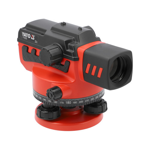 Нівелір оптичний авто-налаш YATO об`єктив Ø= 38мм, кратніс- 32Х, раді дії- 0,5-50 м, точніс- 1мм/30м