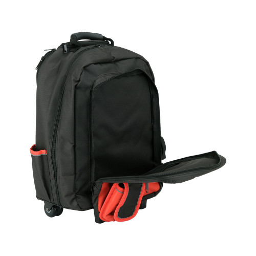 Рюкзак для инструментов YATO на колесах 350x275x505 мм, 27 л с телескопической ручкой YT-74287