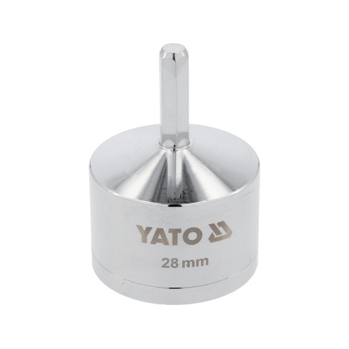 Щетка для наружной поверхности труб YATO с шестигранным хвостовиком, Ø 28 мм YT-63721