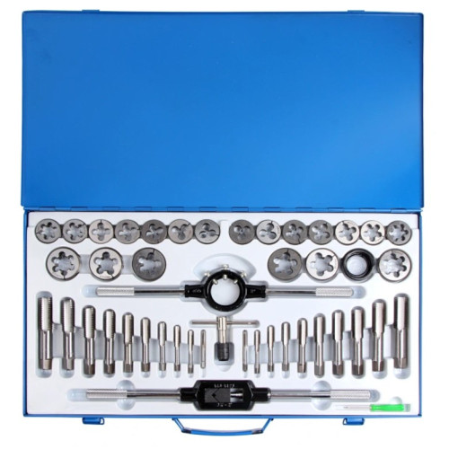 Набір мітчиків і плашок метричних M6–M24, 45 предметів VTN1042 VIKTEC