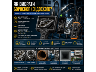 Как выбрать автомобильный или промышленный бороскоп (эндоскоп): полное руководство по выбору