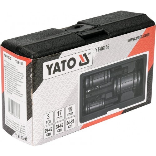 Набор для увеличения диаметра выхлопной трубы 3 шт. YATO YT-06166