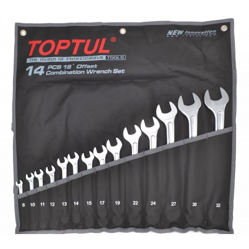 Набор ключей комбинированных 14 шт. 8-32 "Hi-Performance" TOPTUL GPAX1401