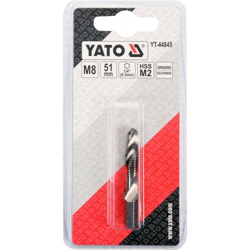 Сверло - метчик М8 х 1,25мм YATO YT-44845