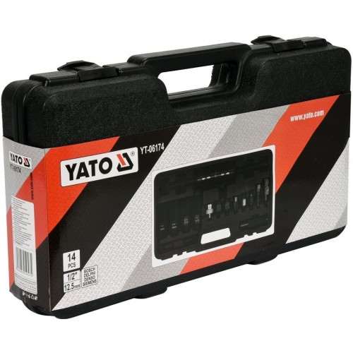 Съемники для форсунок BOSCH, DELPHI, DENSO, SIEMENS 14 ед. YATO YT-06174