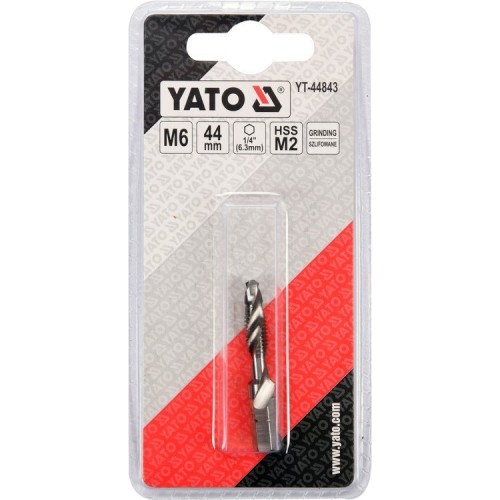 Свердло - мітчик HSS M2 М6 х 1мм YATO YT-44843