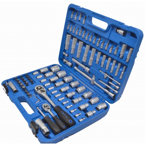 Набор инструмента на 94 ед. 1/4"-1/2" с головками 6 граней 6941 I INFO TAIWAN