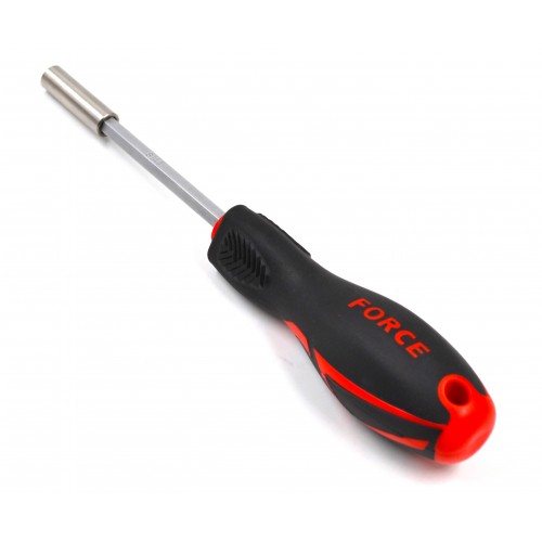 Вороток-отвёртка под насадку 1/4" 125мм. магн. FORCE 8144 F