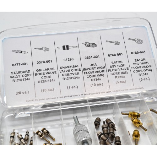 Набор ниппелей для автокондиционеров R12/R134a, 50 ед. MASTERCOOL