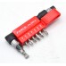 Набор насадок 1/4" SL,PH,PZ +Г-образный держатель 2081A FORCE