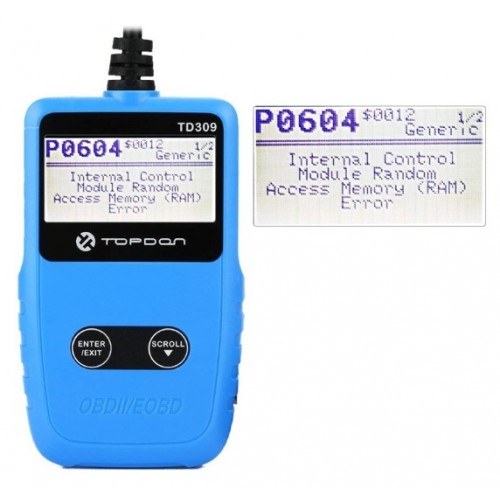 Диагностический OBD2 сканер TOPDON TD 309