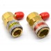 Комплект быстросъёмных муфт (2 штуки) L90° ShineYear QC - 15
