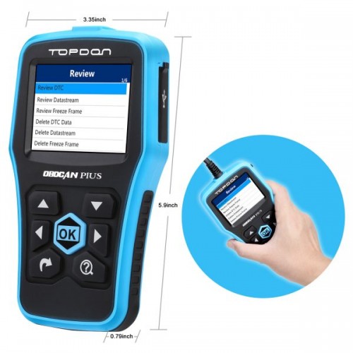 Диагностический OBD2 сканер TOPDON Plus CAN