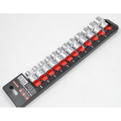 Набор головок дюймовых 1/2" 6-гранных 12 пр. (5/16"-1") (FORCE 4127)