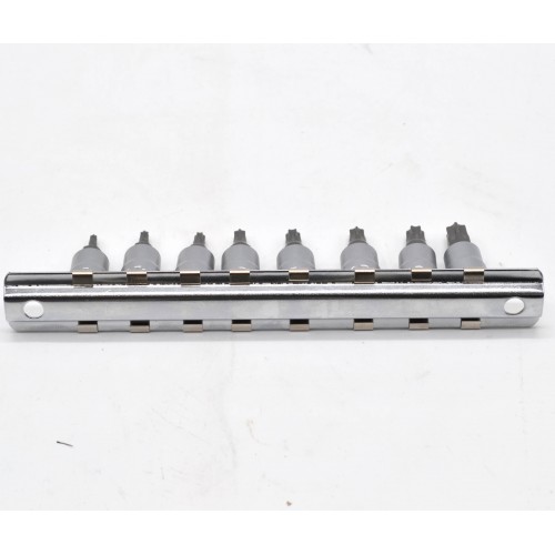 Набор головок-бит 1/4" Torx 8 пр. (T8-T40) 20812 FORCE
