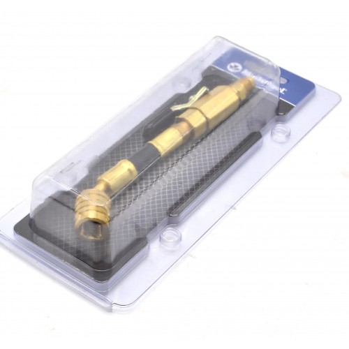 Гибкий шланг-адаптор с вентилем R-410a: 1/4" SAE (наружная) х 1/2" 20UNF (внутренняя) MASTERCOOL MC-90411