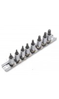 Набор головок-бит 1/4" Torx 8 пр. (T8-T40) 20812 FORCE