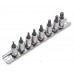 Набор головок-бит 1/4" Torx 8 пр. (T8-T40) 20812 FORCE