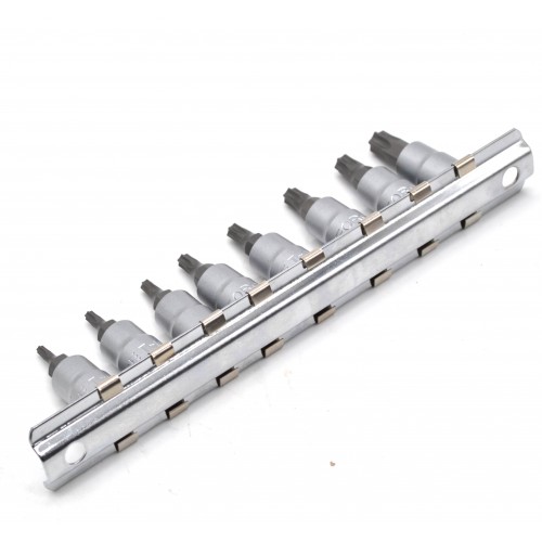 Набор головок-бит 1/4" Torx 8 пр. (T8-T40) 20812 FORCE
