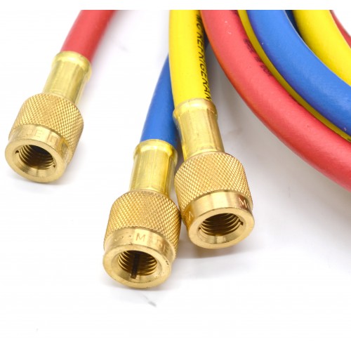 Комплект шлангов стандартных 3 х 150 см резьба 1/4" х 1/4" MC - 40360 MASTERCOOL(США)