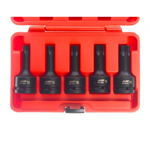 Набор головок ударных TORX T60,T70,T80,T90,T100 3/4