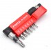 Набір насадок TORX 1/4" T10-T40 + Г-подібний тримач 8од 2081D FORCE