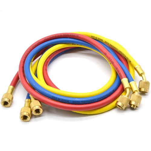 Комплект шлангов стандартных 3 х 150 см резьба 1/4" х 1/4" MC - 40360 MASTERCOOL(США)