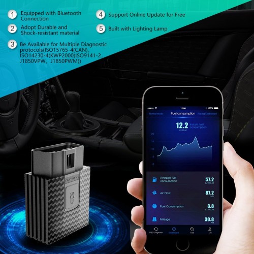 Диагностический МИНИ OBD сканер ArtiBox TOPDON