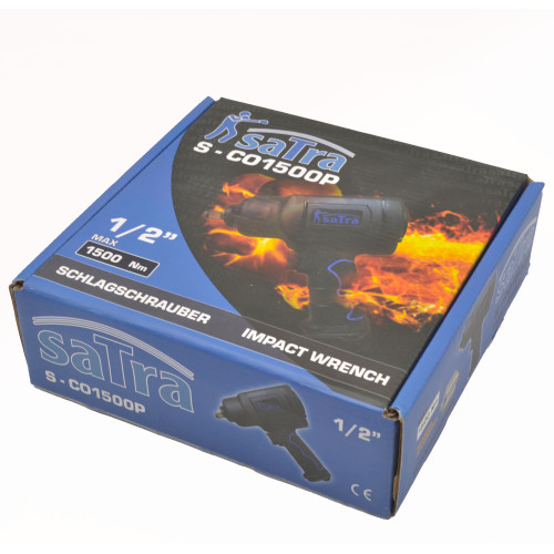 Гайковерт ударный пневматический 1/2" 1500 Нм SATRA S-CO1500