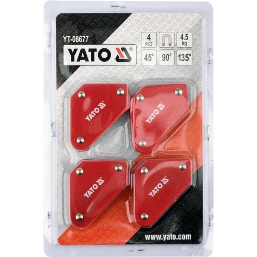 Магнитные мини струбцины для сварочных работ YATO YT-08677 