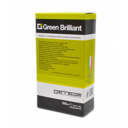 Ультрафиолетовый краситель (R12, R134a и R1234yf) Errecom Green Brilliant TR1032.01.S3(S1)