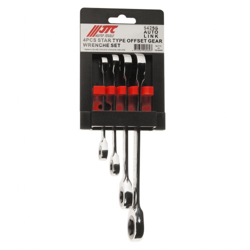 Набор ключей накидных с трещоткой TORX E6 - E24 4ед 5425S JTC