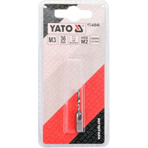 Сверло - метчик М3 х 0,5мм YATO YT-44840