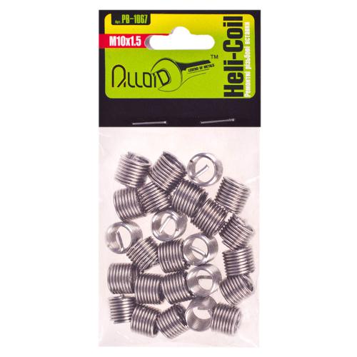 Резьбовые пружинные вставки М10х1.5 (25шт) Alloid РВ-1067