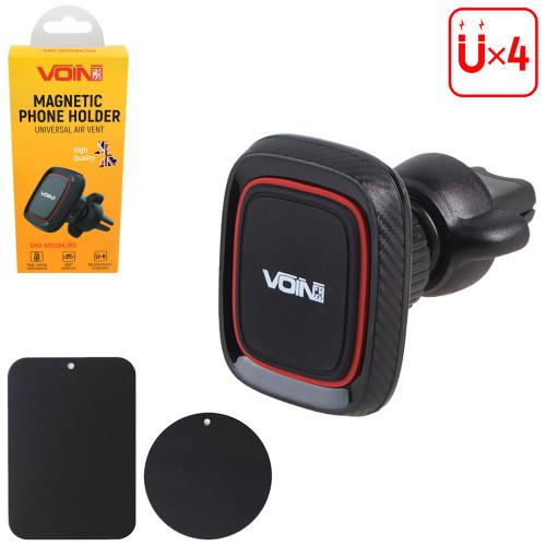 Держатель мобильного телефона VOIN UHV-5002BK/RD магнитный на дефлектор (UHV-5002BK/RD)