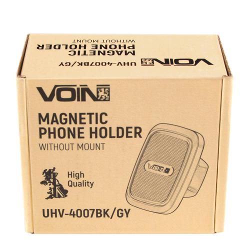 Держатель мобильного телефона VOIN UHV-4007BK/GY магнитный, без кронштейна (UHV-4007BK/GY)