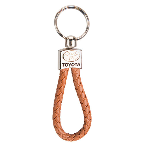 Брелок кож. зам. плетёный BR TOYOTA (кож. зам. плет BR TY)