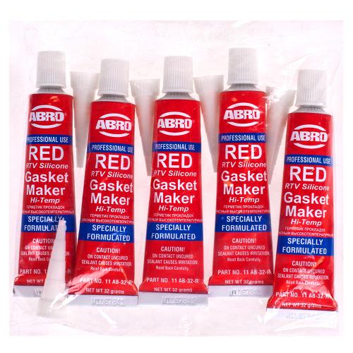 ABRO Герметик прокладки (AB 11) RED (32гр) Китай мал. (11-AB CH small)