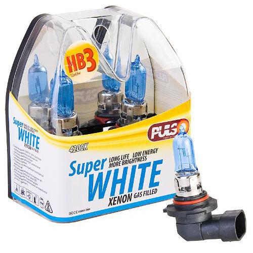 Лампы PULSO/галогенные HB3/9005/P20D 12v65w super white/plastic box (LP-95651)