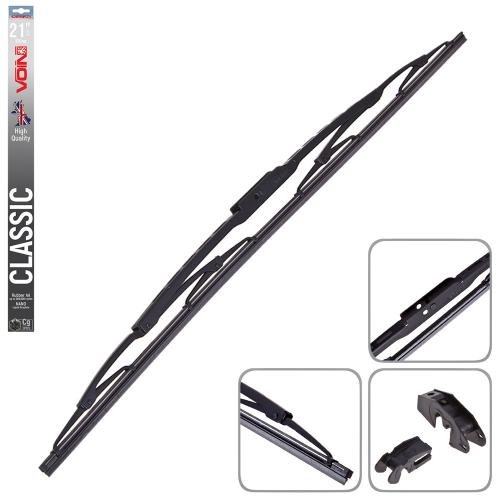 Щетки стеклоочистителя VOIN-605-21 каркасные VOIN-21" 530 мм (TP405-SW-21") CLASSIC (V-WB21-530)